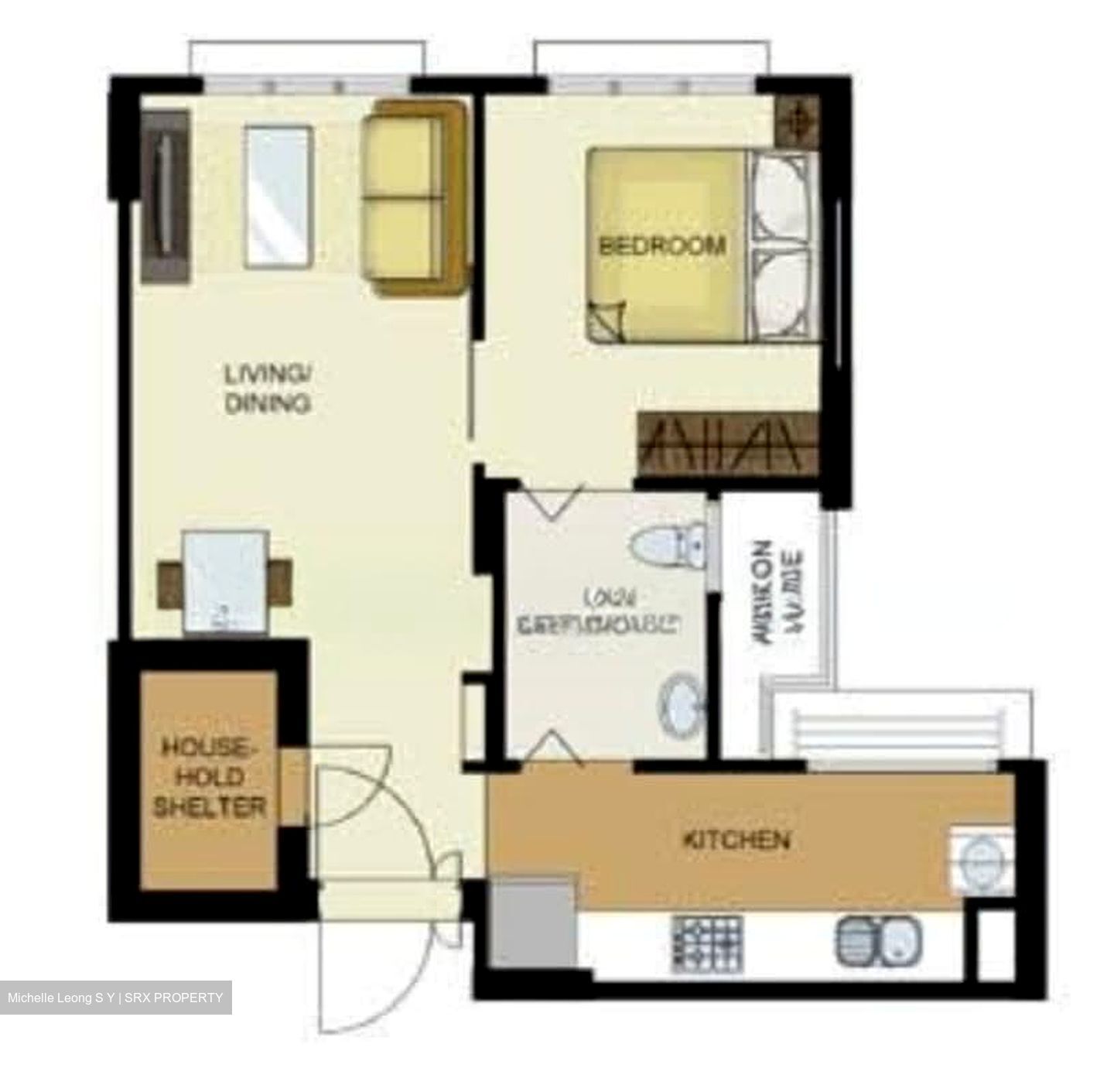 Blk 659C Waterway Sunray (Punggol), HDB 2 Rooms #576716141